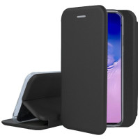 Луксозен кожен калъф тефтер ултра тънък Wallet FLEXI и стойка за Samsung Galaxy S10 Lite G770 черен